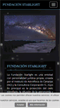 Mobile Screenshot of fundacionstarlight.org